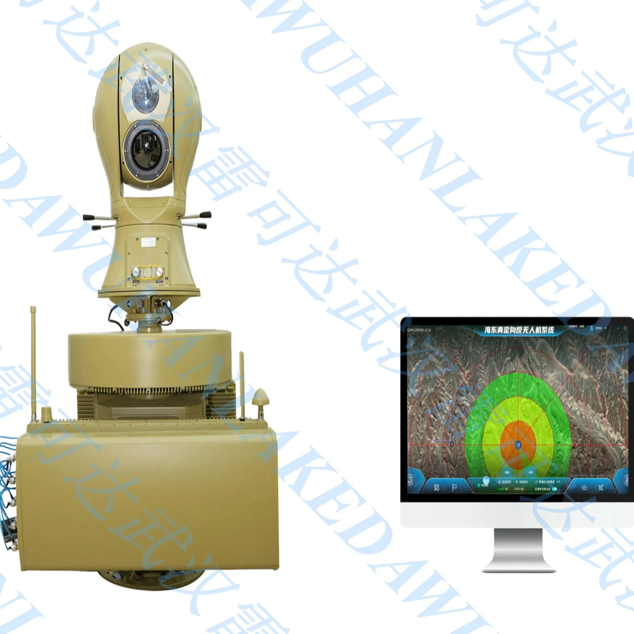 Falcon Auto Cruise Intelligent Monitoring Detection Wireless Video Security System for C-Uas