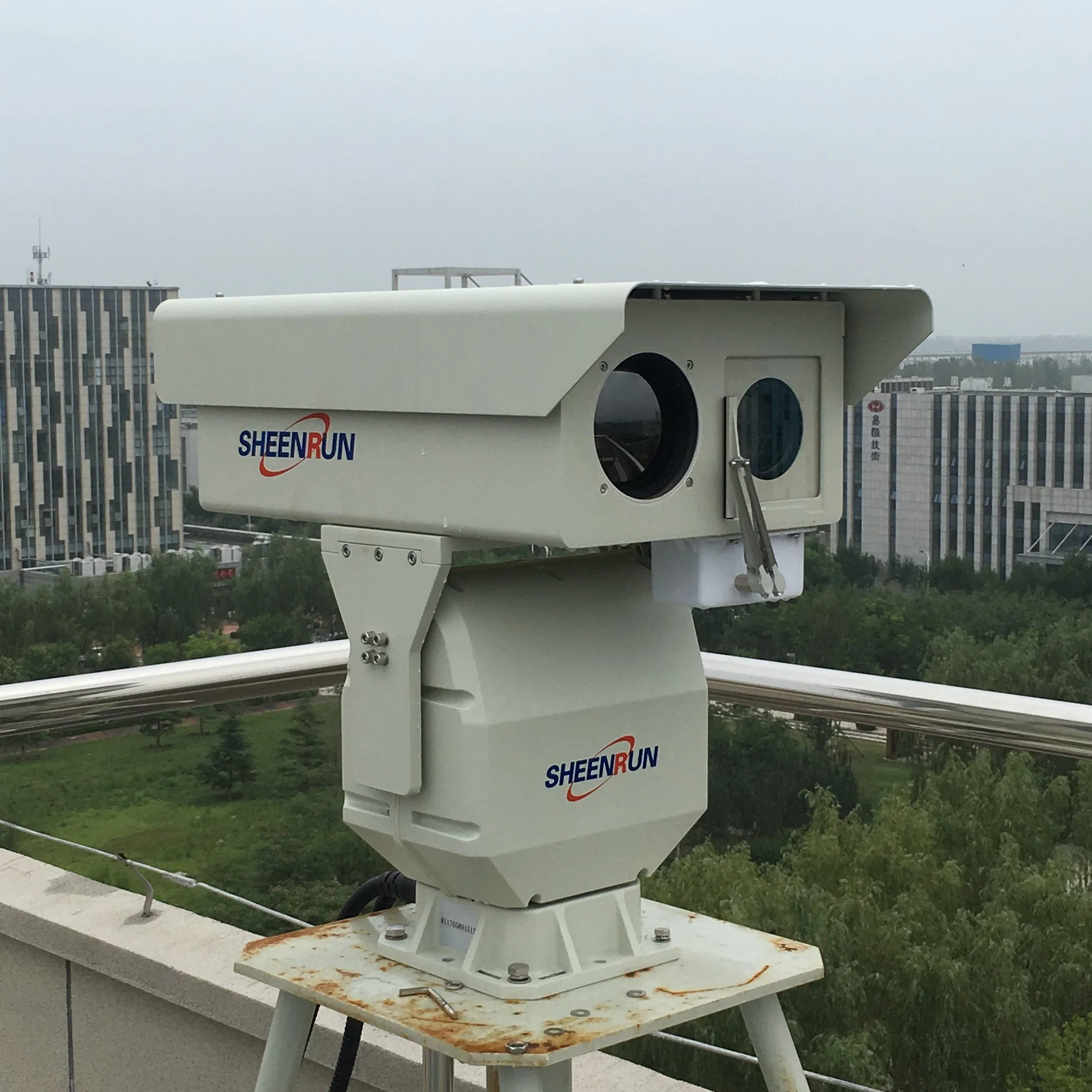 Dual Sensor PTZ Thermal Imaging Camera Day Vision for Forest Fire Prevention