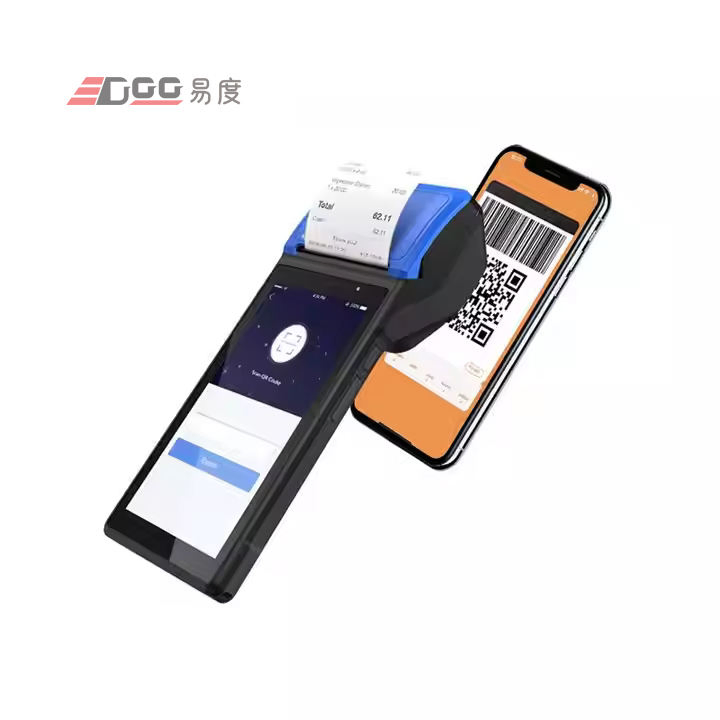 Edoo Vs50 58mm Thermal Label Printer 5.45 Inch Display NFC Wireless Data POS Terminal for Mobile Cashier Take-Away Teceipt