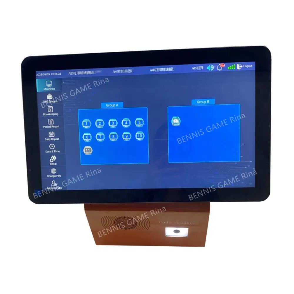 Heming Real-Time Monitoring Tito Operating Amusement Management Terminal for Multiple Gaming Machines
