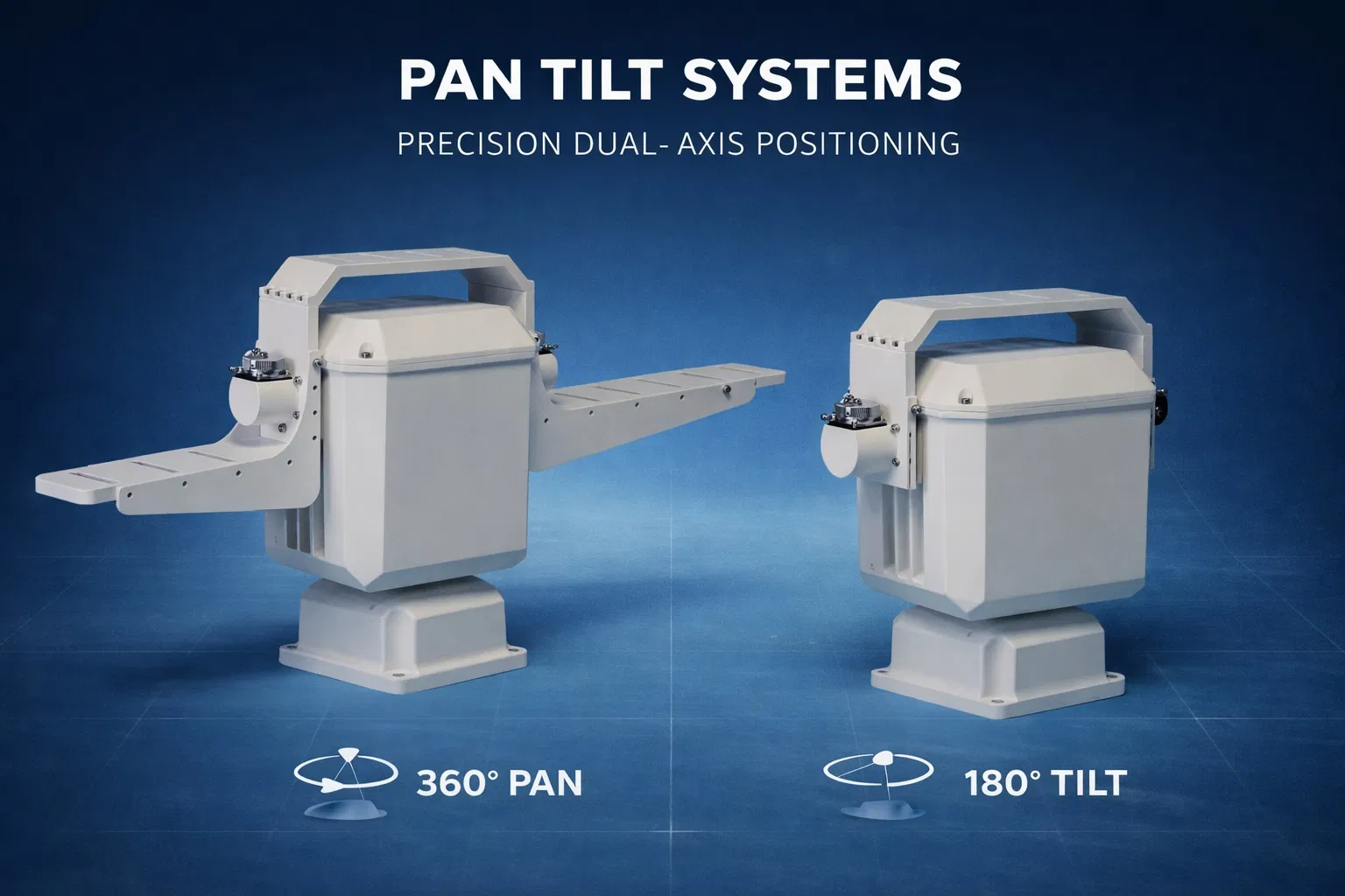 Heavy Duty Pan Tilt System Banner