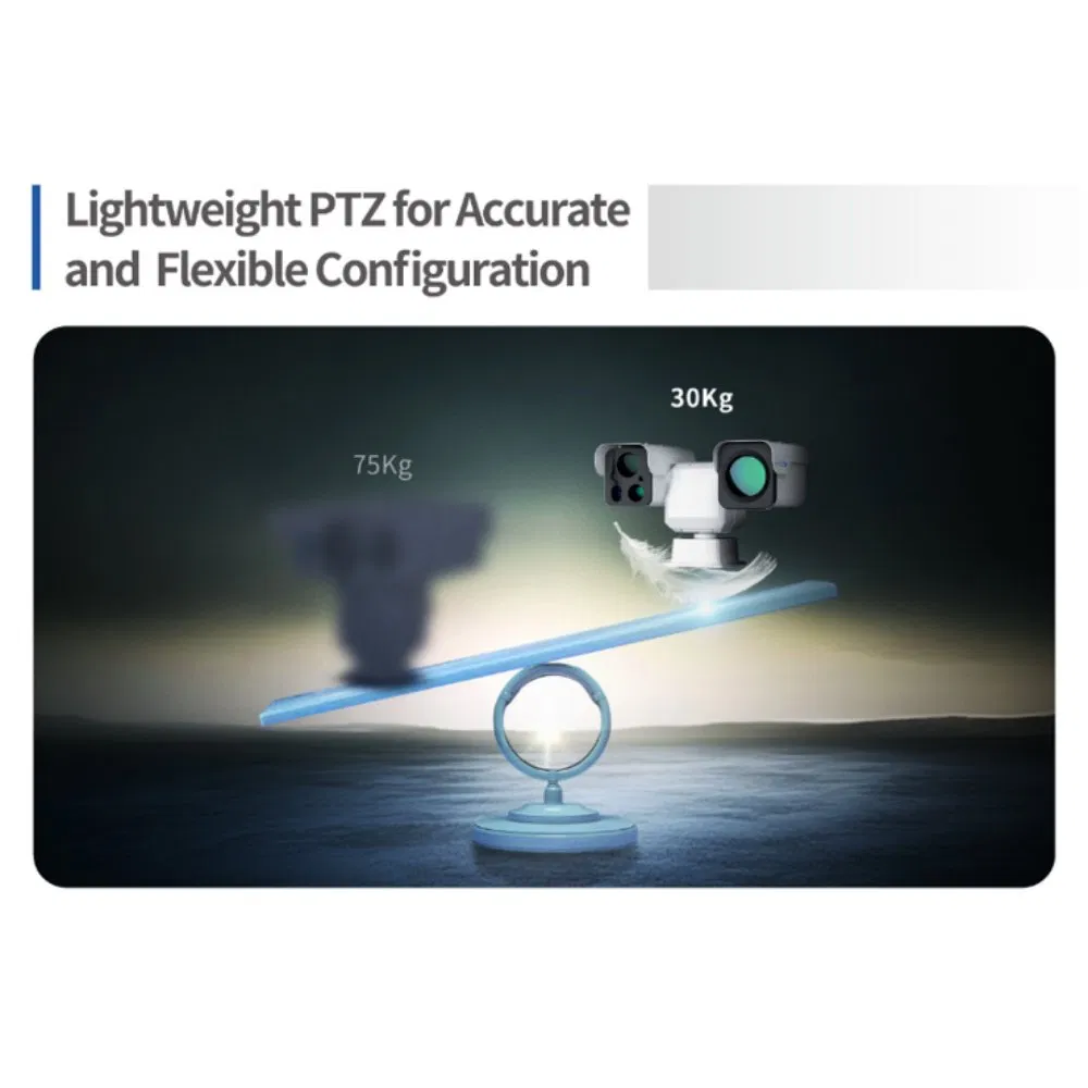All-Weather PTZ Surveillance System with 30kg Compact Design, 30– 150mm Zoom, and Forest Fire Prevention