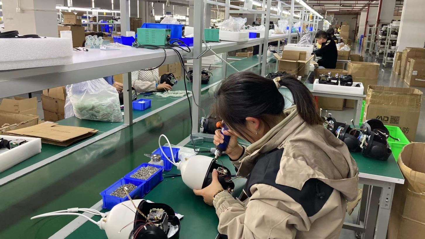 HawkEye Camera component assembly — precision engineering