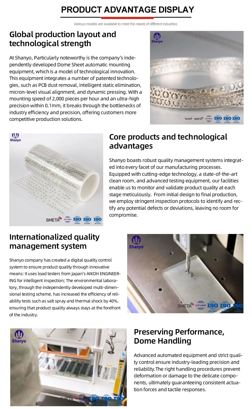 Metal Dome Switch Details