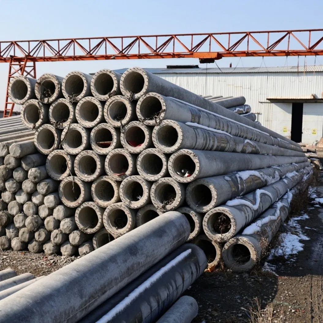 Coastal Area Concrete Electric Pole Saltwater Corrosion Resistant