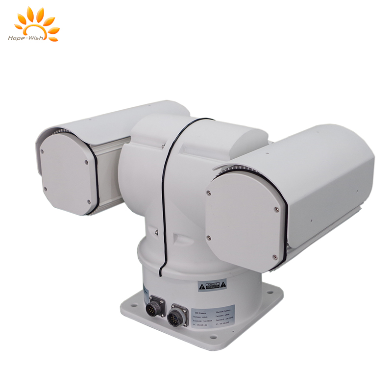 Long Range PTZ Thermal and Daylight Camera 5km Dual Sensor Thermal Camera