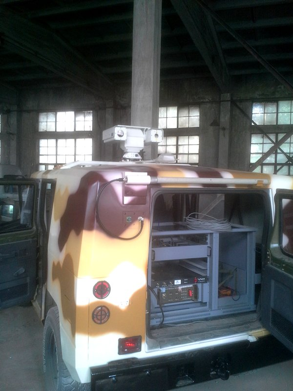 Standard Rugged Border Defence PTZ Thermal Imaging Camera for Vehicle