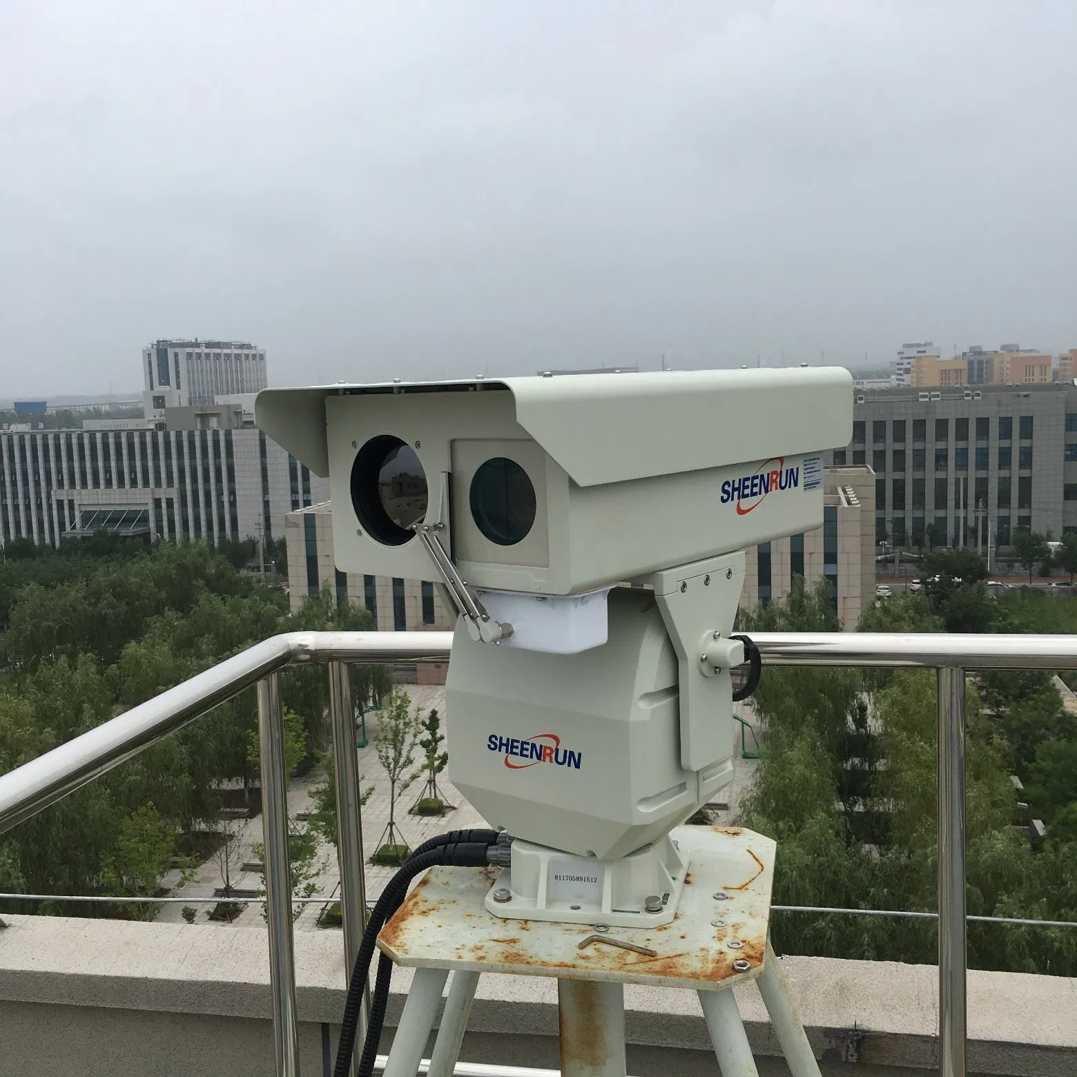 Dual Sensor PTZ Thermal Imaging Camera Day Vision for Forest Fire Prevention