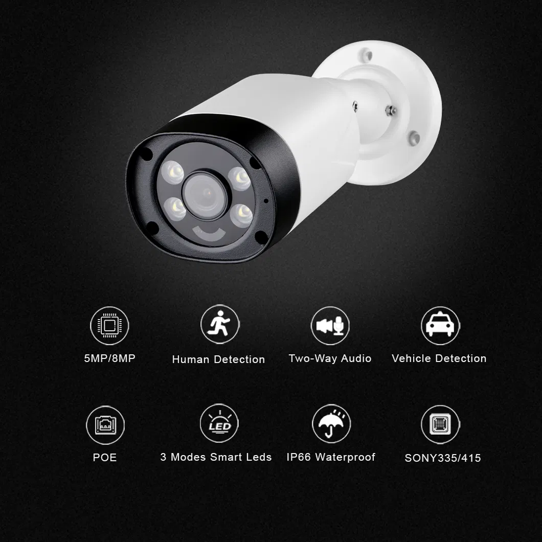 8MP Poe Security Surveillance CCTV Camera