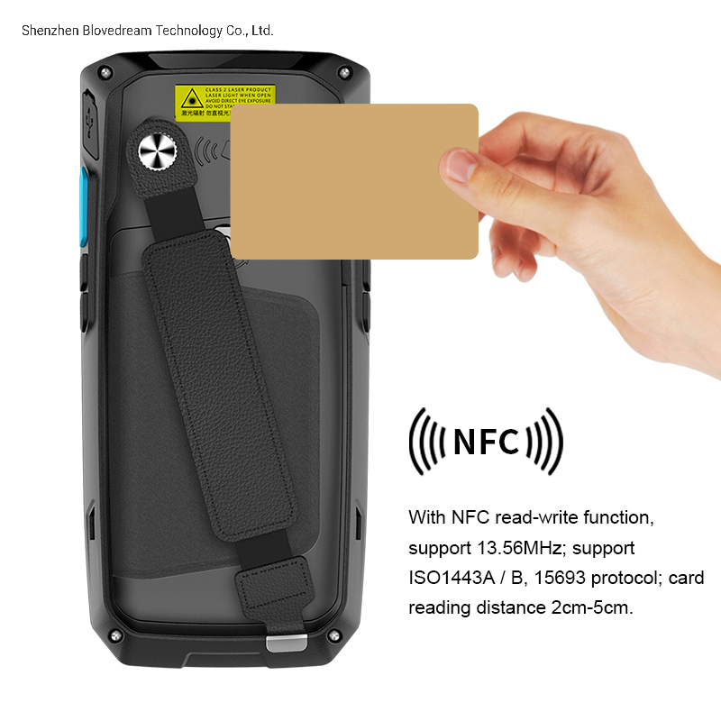 Android 4.5 Inch Mobile Terminal Barcode Industrial PDA