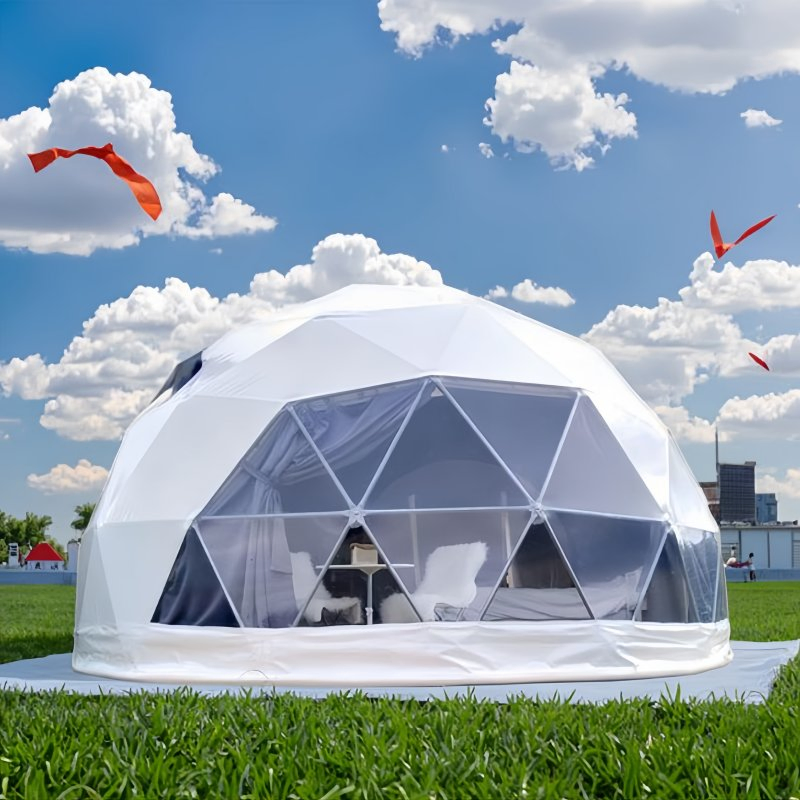 New Luxury Sleeping Space Mobile Portable Outdoor Waterproof Camping Dome Tent House High-End Prefabricated, with Party Bedroom