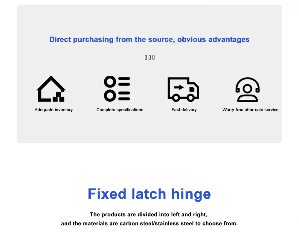 Spring Plunger Latch Hinge