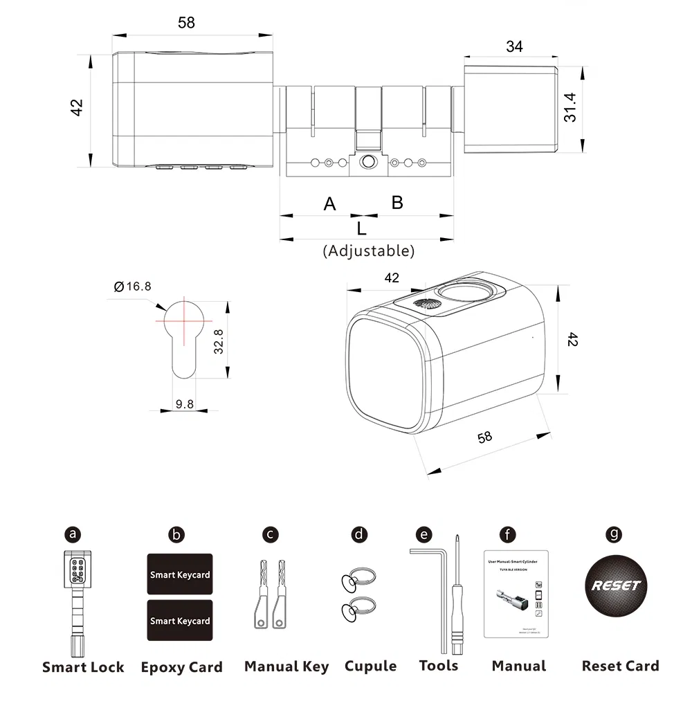 Cylinder Dimensions
