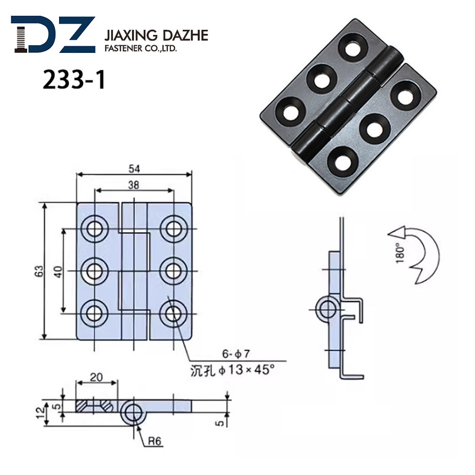 4 Inch Velvet Gift Double Action Spring Pins Jewelry Box Concealed Heavy Duty Wire Core Hinge