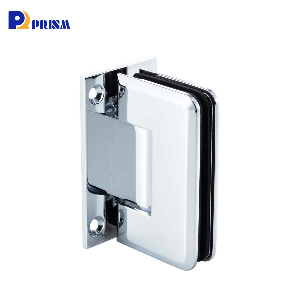 Beveled Edges -180° Heavy Duty Shower Door Hinge Brass Chrome Hinge Custom Frameless Glass Hardware