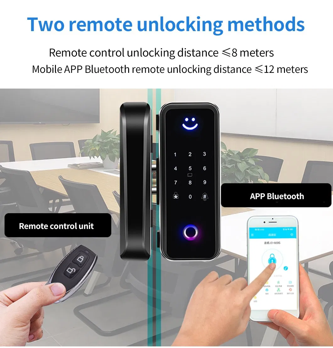 Smart Glass Door Lock 7