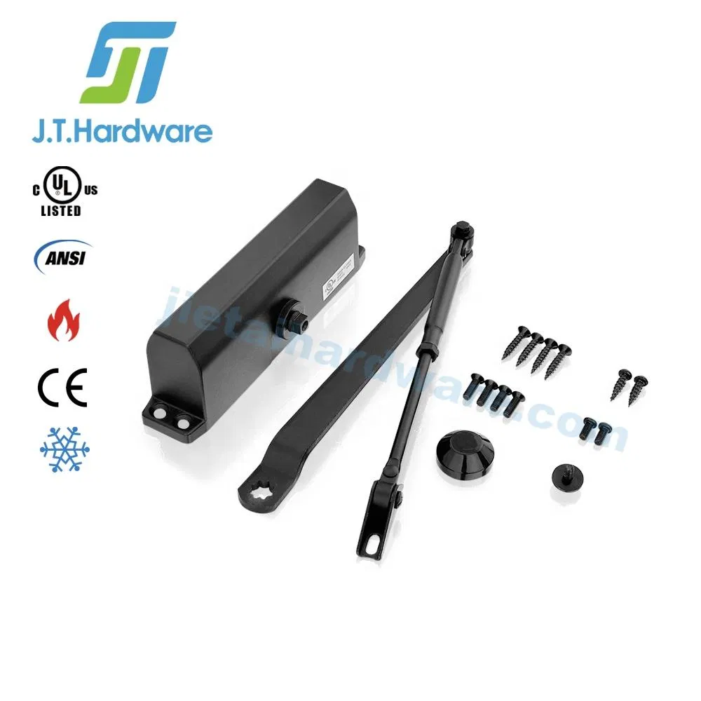 Fire Rated Anti-Freezing Heavy Duty Commerical Hold Open Spring Hydraulic Adjustable Surface Mount Door Closer