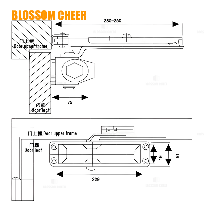 Slim Automatic Sliding Door Closer for Wardrobe Convenience