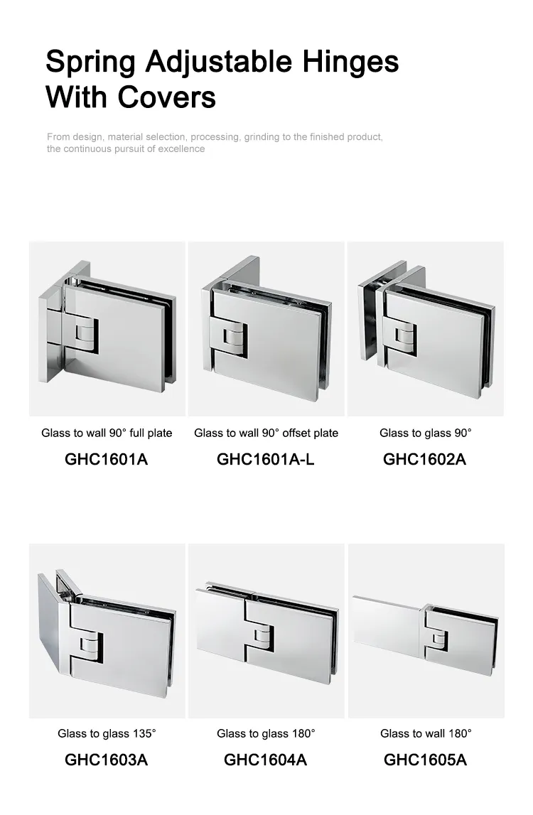 Adjustable Glass Hinge
