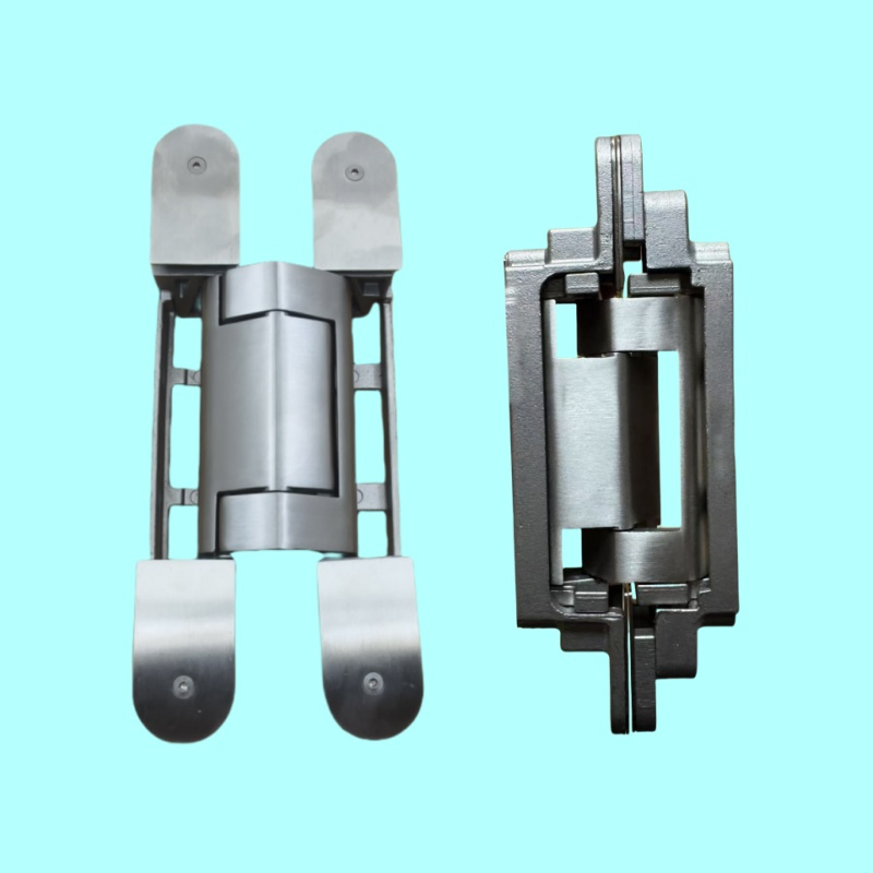 Heavy Duty 3D Adjustable Stainless Steel Bear 200kg Concealed Invisible Hidden Gate Woodden Door Hinge