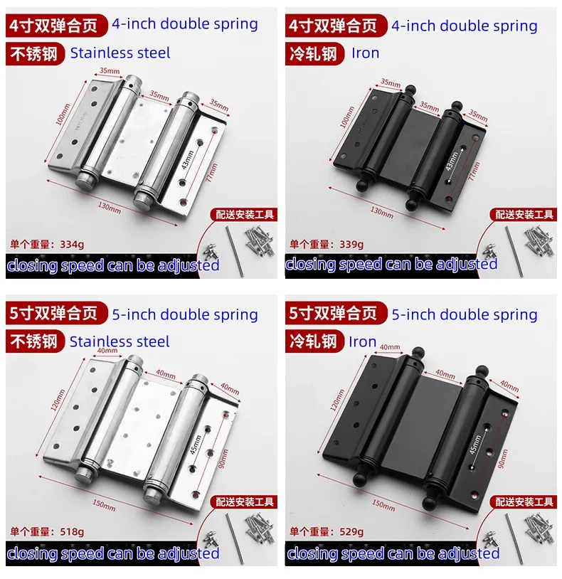 Spring Hinge Dimension 2