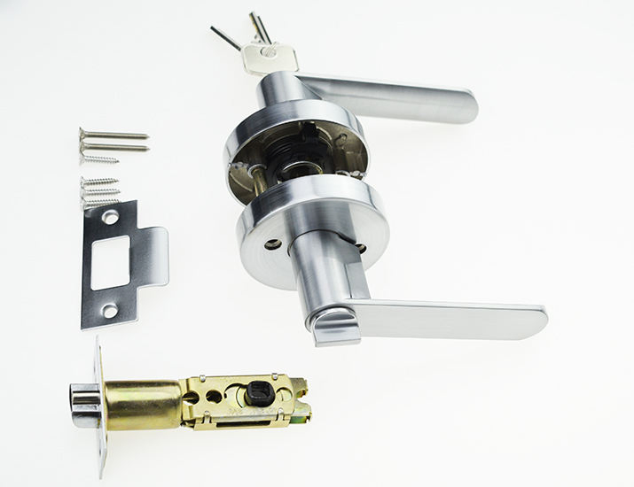 Zinc Alloy Inner Door Handle Mechanical Door Lock for Living Room