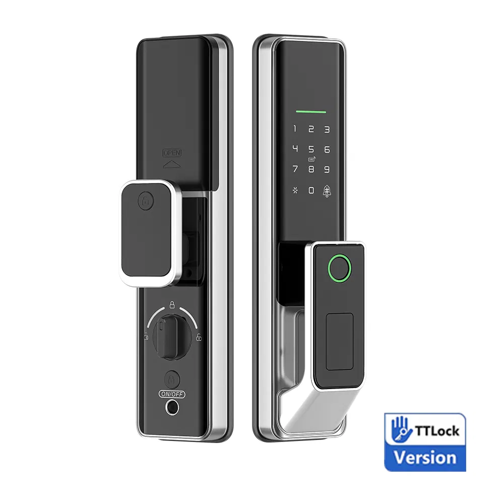 Premium Quality G1 Smart Push Pull Fingerprint Lock Electronic Biometric Digital Door Lock for Home