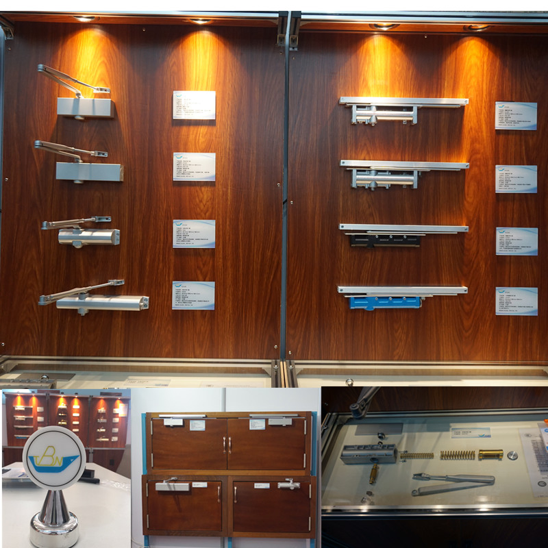 High Quality DC1000 CE Certificate Aluminium Automatic Hydraulic Concealed Door Closer Hold Open Door Close Factory