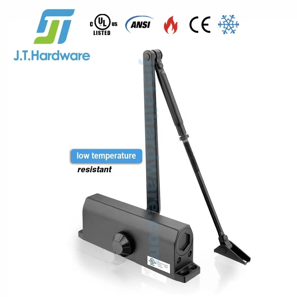 Fire Rated Anti-Freezing Heavy Duty Commerical Hold Open Spring Hydraulic Adjustable Surface Mount Door Closer