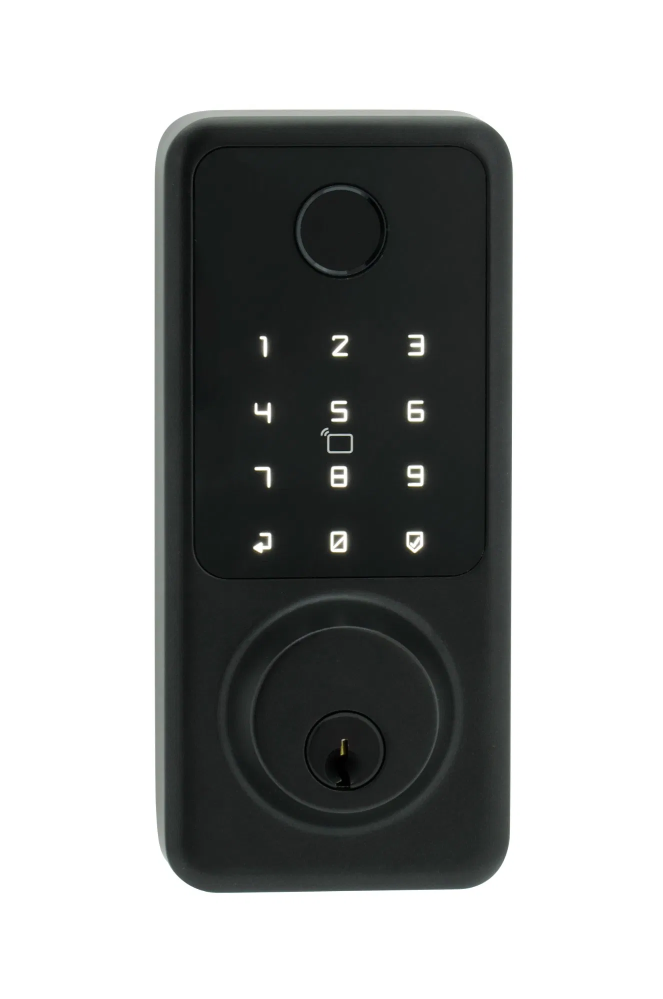 American Standard Waterproof Keyless Entry Tuya/Tt Wireless Digital Password Fingerprint Mf Card Smart Door Lock (A027)