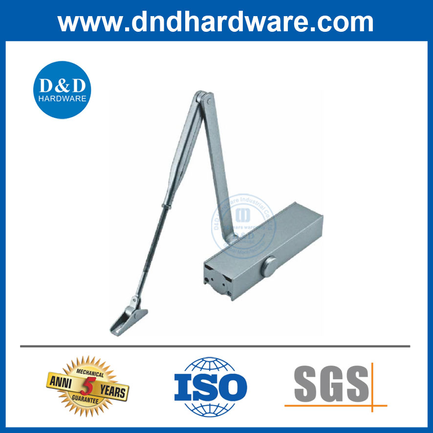 Steel Cover Self Closing Fitting Sliding Surface Mounted Installation Aluminum Alloy Furniture Hardware Hydraulic Strong Spring Fire Exit Door Closer