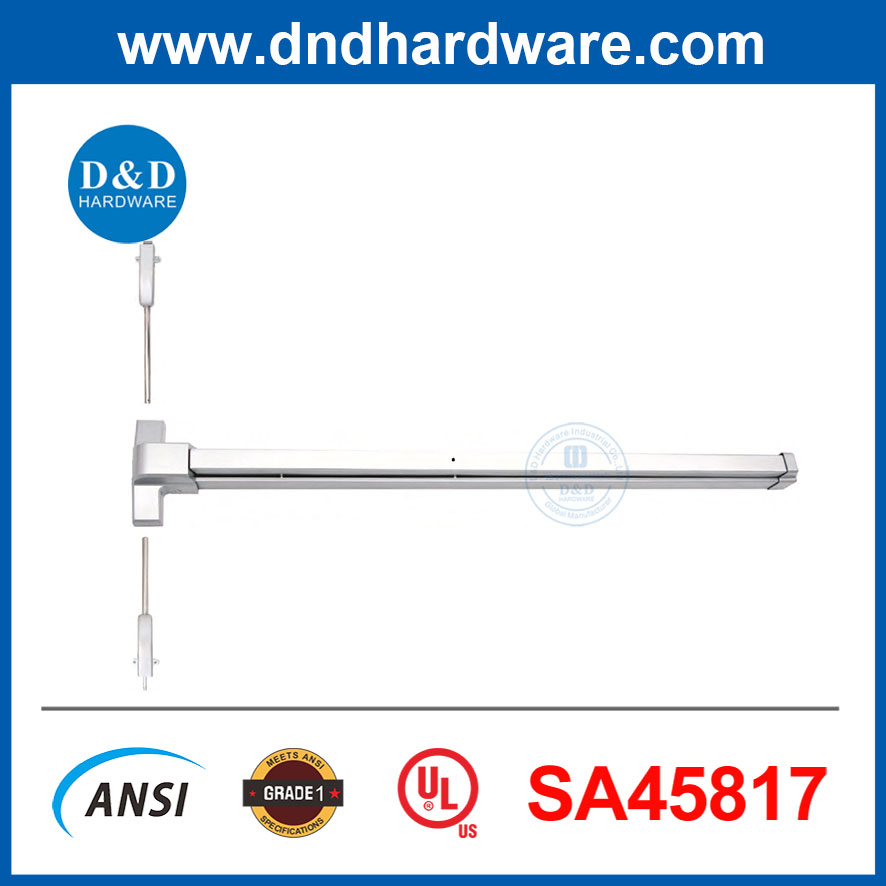 Made in China UL305 Stainless Steel Emergency Panic Bar Exit Device Hardware