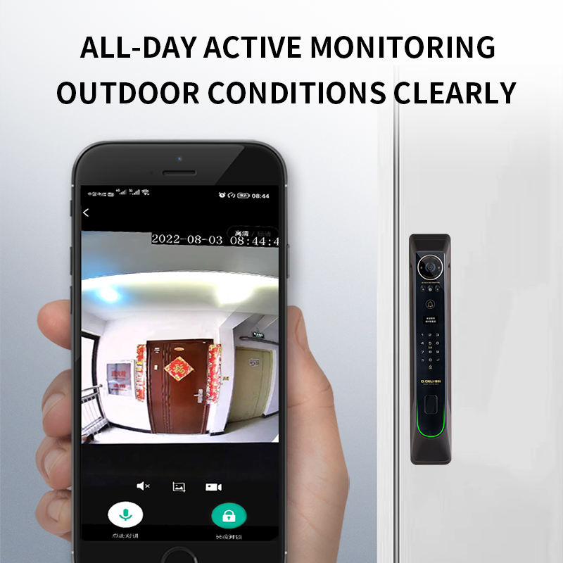 Electronic Smart Door Lock with Visible Camera Functionality