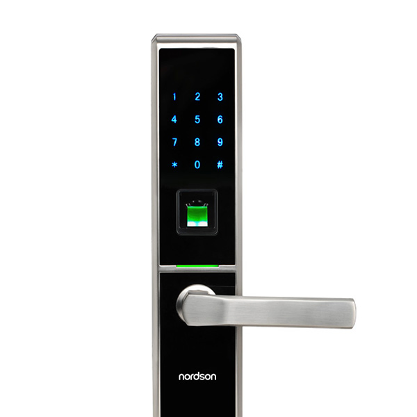 New Design Security -Fingerprint/Password/Card/Mechanical Key Fingerprint Smart Door Lock with Back up Power