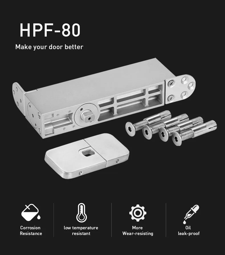 Hydraulic Patch Door Closer