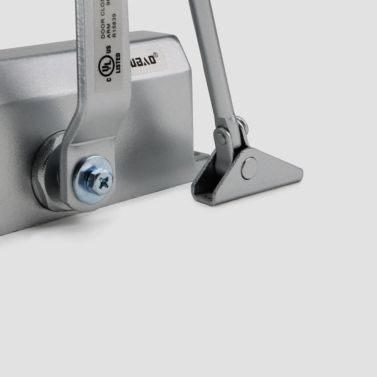 UL Door Hardware Fittings Aluminium Hydraulic Fire Spring Door Closer for 40-65kg Door