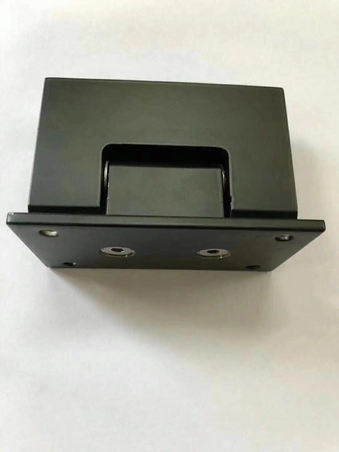 90 Degree Powder Spraying Matte Black Sliding Door Hardware Wall to Glass Shower Hinge