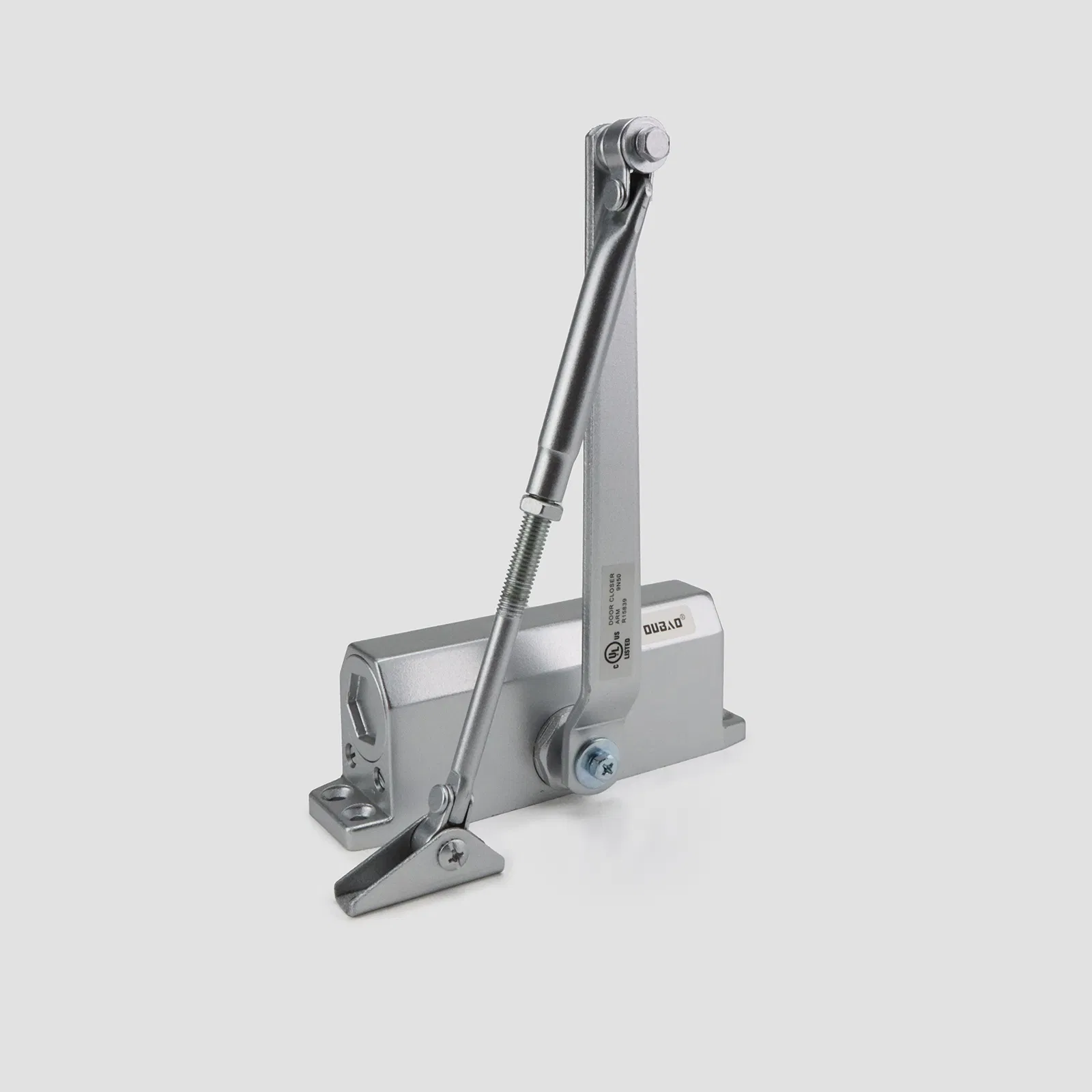 UL Door Hardware Fittings Aluminium Hydraulic Fire Spring Door Closer for 40-65kg Door