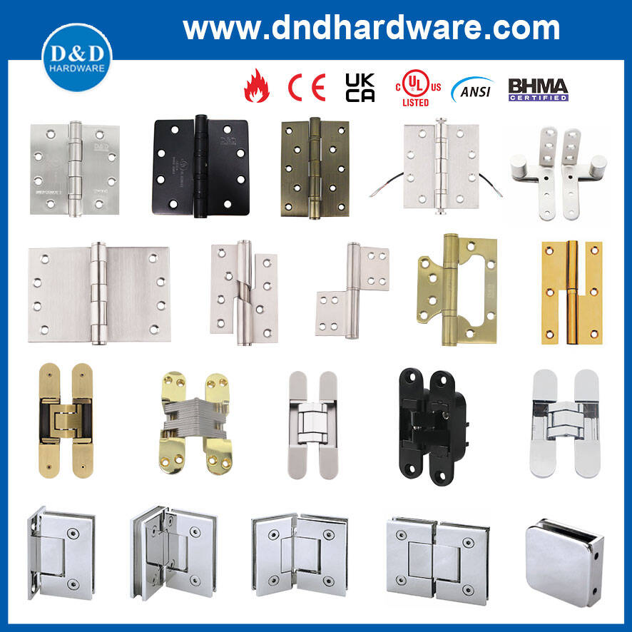 ANSI Heavy Duty UL Stainless Steel CE Mortise Flat Self Closing Black Hardware Gold Metal Shower Security Ball Bearing Conceal Iron Guangdong Wooden Door Hinge