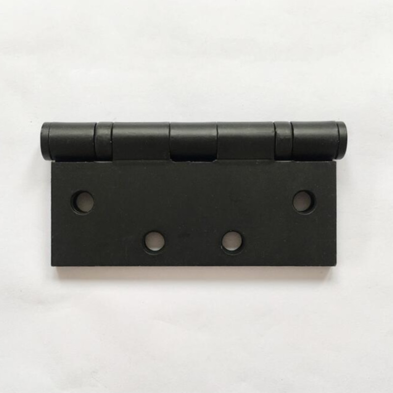 4.5 Flat Ball Bearing Iron Steel Matt Black Door Hinges