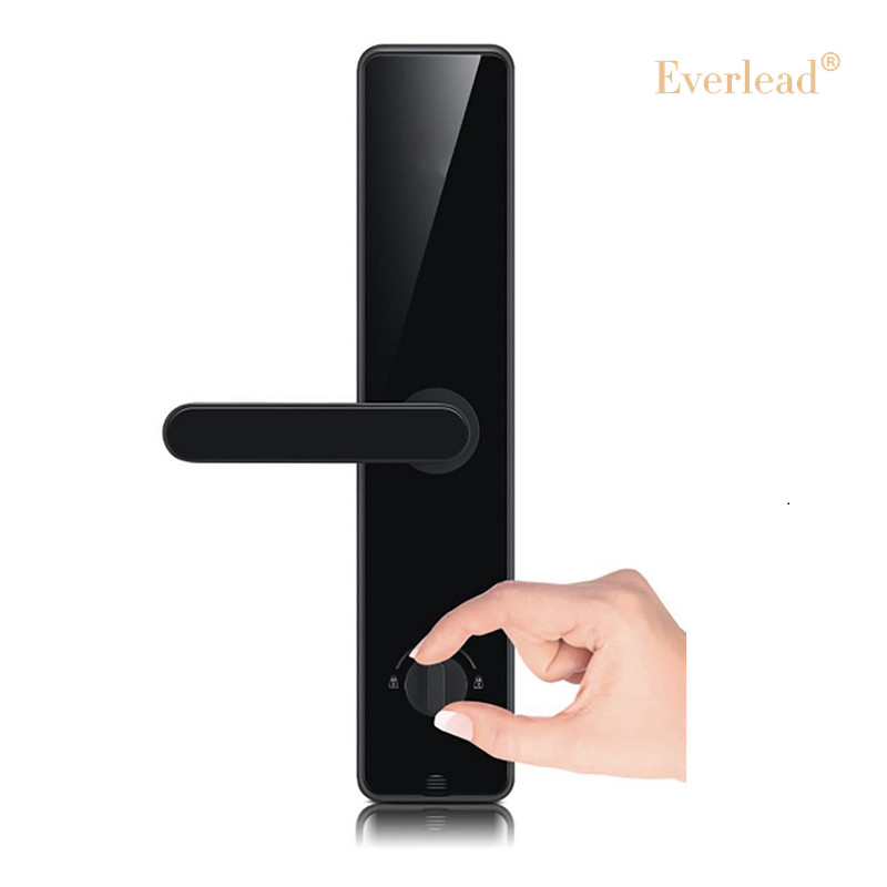 Fingerprint Lock WiFi Touch Screen IC Card Digital Smart Locks with Mechanical Key for Tuya Home Security Smart Door Lock