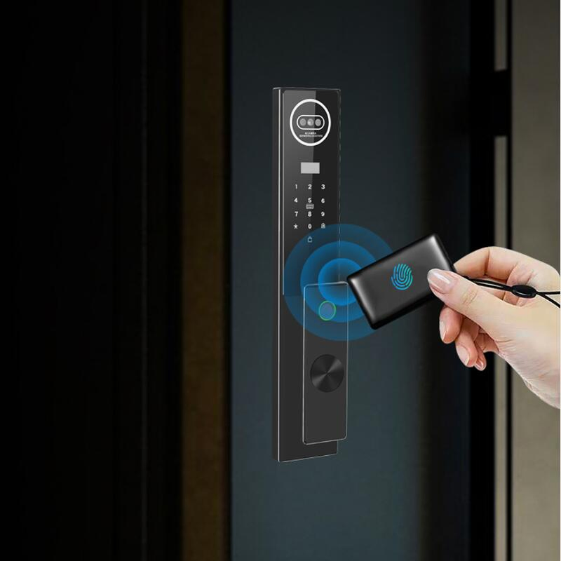 CNC Precision Carving 3D Face Recognition Smart Door Lock