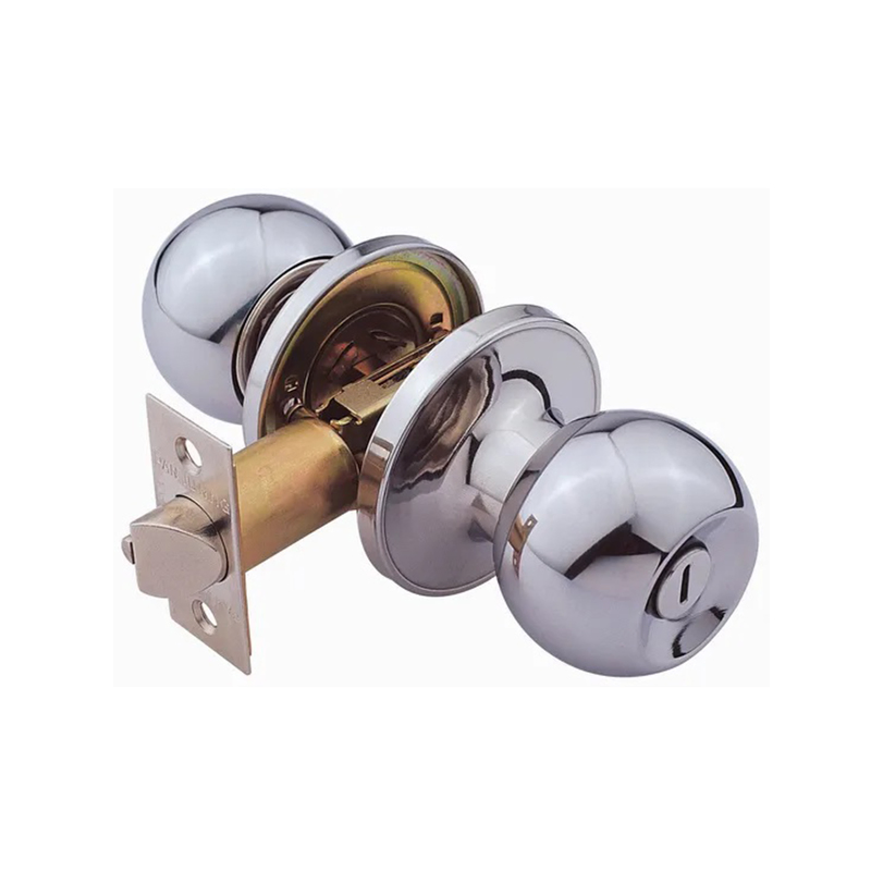 Room Interior Spherical Stainless Steel Door Handle Entrance Cylindrical Mechanical Door Lock