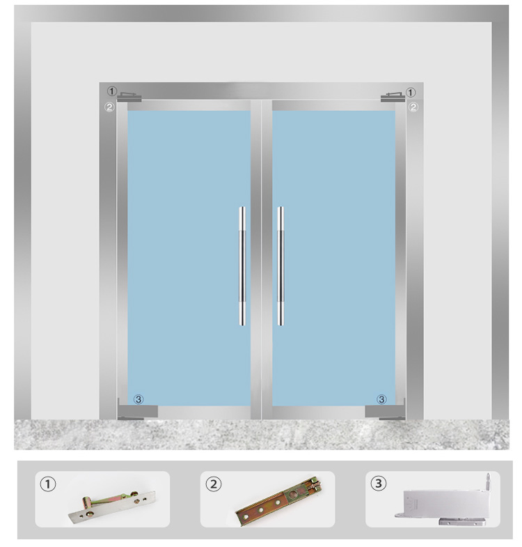 Hot Sell Frame Door Floor Spring Door Closer Hydraulic Patch