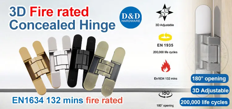 Heavy Duty 3D Hidden Hinge