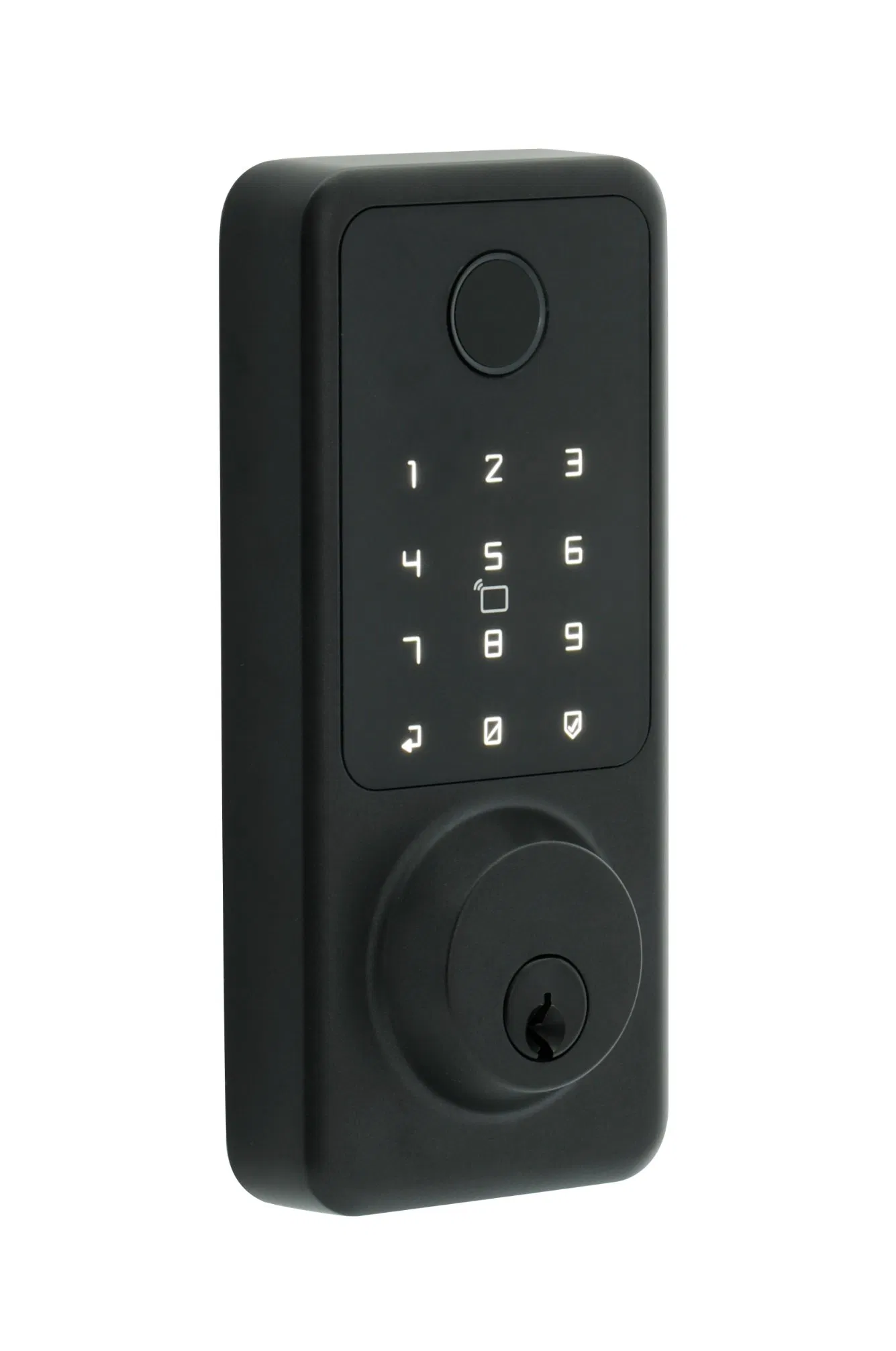 American Standard Waterproof Keyless Entry Tuya/Tt Wireless Digital Password Fingerprint Mf Card Smart Door Lock (A027)