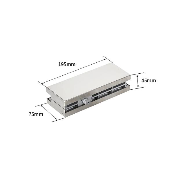 Non-Digging Concealed Hydraulic Patch Floor Spring Hinge Door Closer