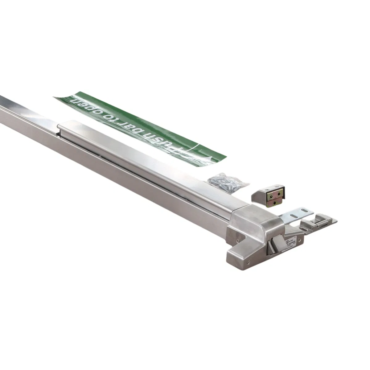 Double Leaf Door Panic Exit Device Fire Door Panic Bar Emergency Exit Hardware Push Bar Lock