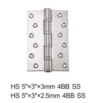 3"/4"/5" Ball Bearing Steel Iron Door Hinge (3*2.5*2.5-1BB AC)