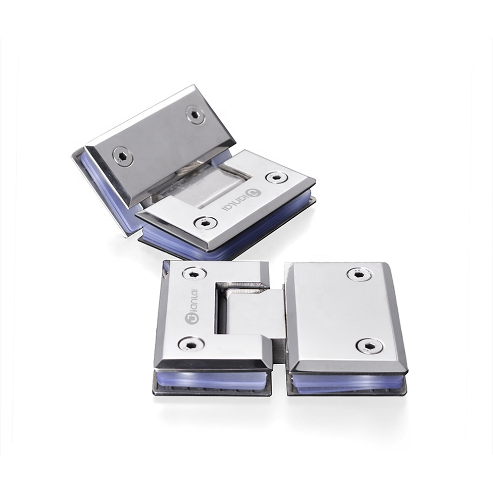 Stainless Steel Sliding Glass Door Fitting Hardware Wall to Glass Shower Hinge